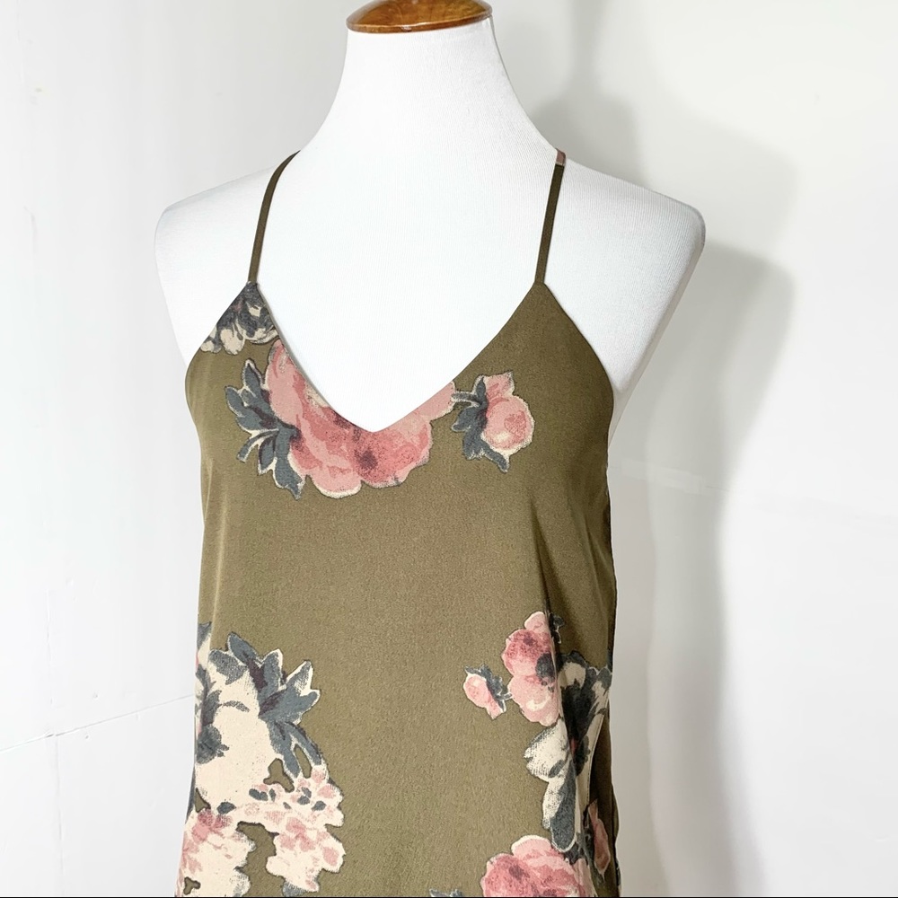 SOLD-Free People Floral Mini Slip Dress - Picture 3 of 13